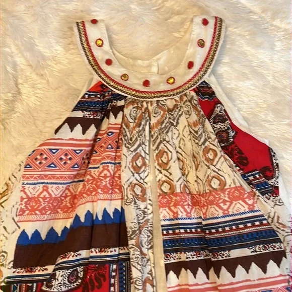 Cutey Couture colorful dress Size 4/5. - Picture 2 of 12